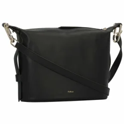 Furla Nuvola Schultertasche Leder 28 cm nero