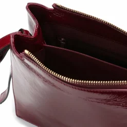 Sale Furla Nuvola Umhängetasche Leder 24 cm rubino