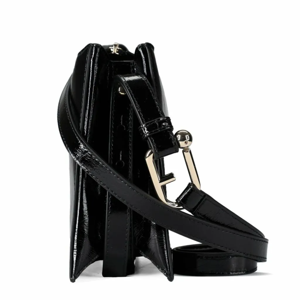 Sale Furla Nuvola Umhängetasche Leder 24 cm nero