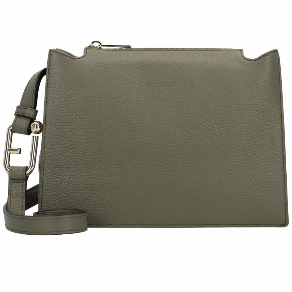 Sale Furla Nuvola Umhängetasche Leder 25 cm sage