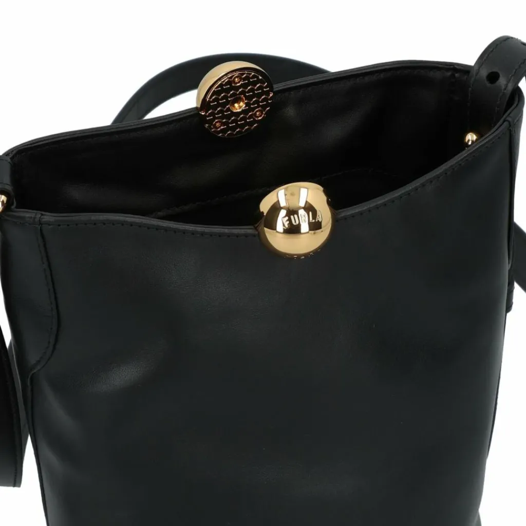 Outlet Furla Sfera Soft Mini Bag Umhängetasche Leder 17 cm nero