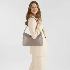 Furla Henkeltaschen|Schultertaschen<Sfera Soft Schultertasche L Leder 37 cm mauve