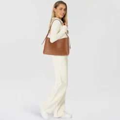 Furla Shopper|Schultertaschen<Sfera Soft Shopper Tasche Leder 40 cm cognac h