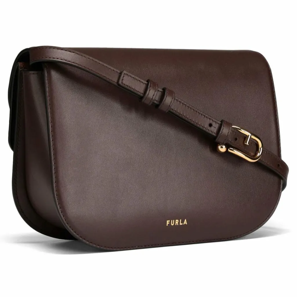 Furla Umhängetaschen<Sfera Umhängetasche Leder 21 cm cioccolato