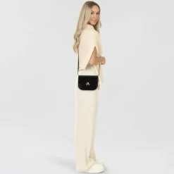 Online Furla Sfera Umhängetasche Leder 21 cm nero