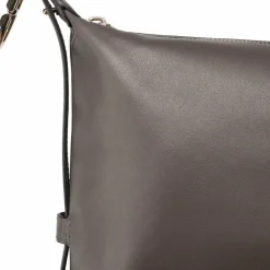 New Furla Tonie Schultertasche Leder 21 cm urban gray