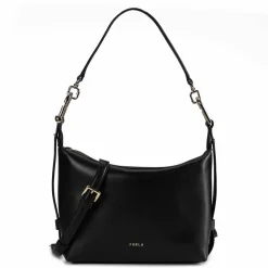 Hot Furla Tonie Schultertasche Leder 22 cm nero