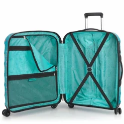 Gabol Hartgepäck|4-Rollen Koffer<Acqua 4 Rollen Trolley M 66 cm turquesa