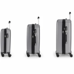 Gabol Koffersets Als Hartgepäck|Koffersets 3-Teilig<Alabama 4-Rollen Kofferset 3tlg. silver