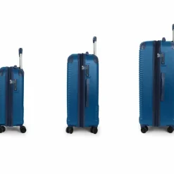 Gabol Koffersets Als Hartgepäck|Koffersets 3-Teilig<Balance XP 4 Rollen Kofferset 3-teilig mit Dehnfalte blau
