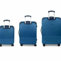 Gabol Koffersets Als Hartgepäck|Koffersets 3-Teilig<Balance XP 4 Rollen Kofferset 3-teilig mit Dehnfalte blau