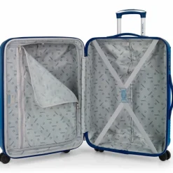 Gabol Hartgepäck|4-Rollen Koffer<Balance XP 4 Rollen Trolley M 66 cm mit Dehnfalte blau