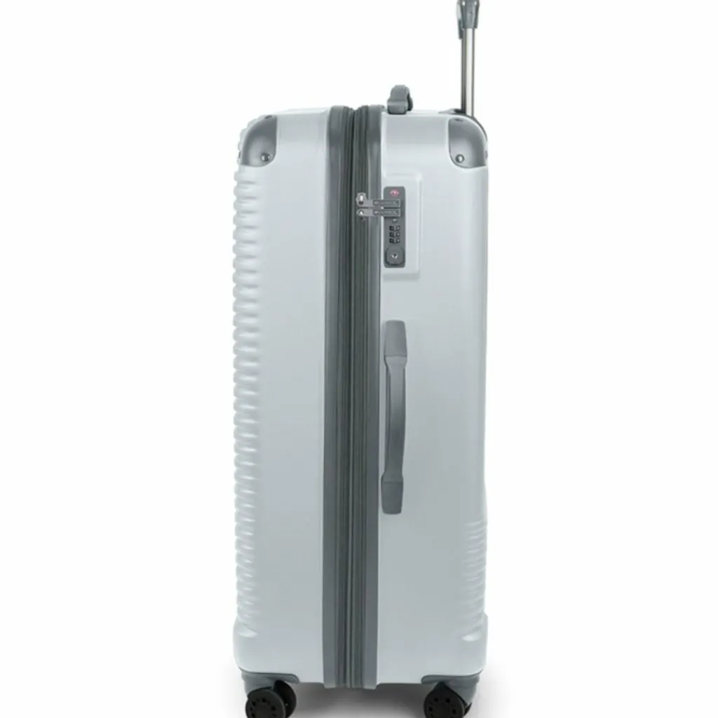 Gabol Hartgepäck|4-Rollen Koffer<Balance XP 4 Rollen Trolley L 77 cm mit Dehnfalte silber