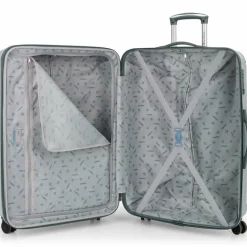 Gabol Hartgepäck|4-Rollen Koffer<Balance XP 4 Rollen Trolley L 77 cm mit Dehnfalte silber