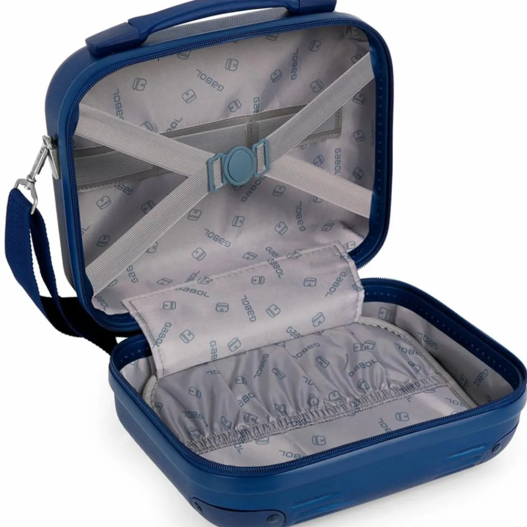 Discount Gabol Balance XP 4 Rollen Kofferset 4-teilig mit Dehnfalte blau