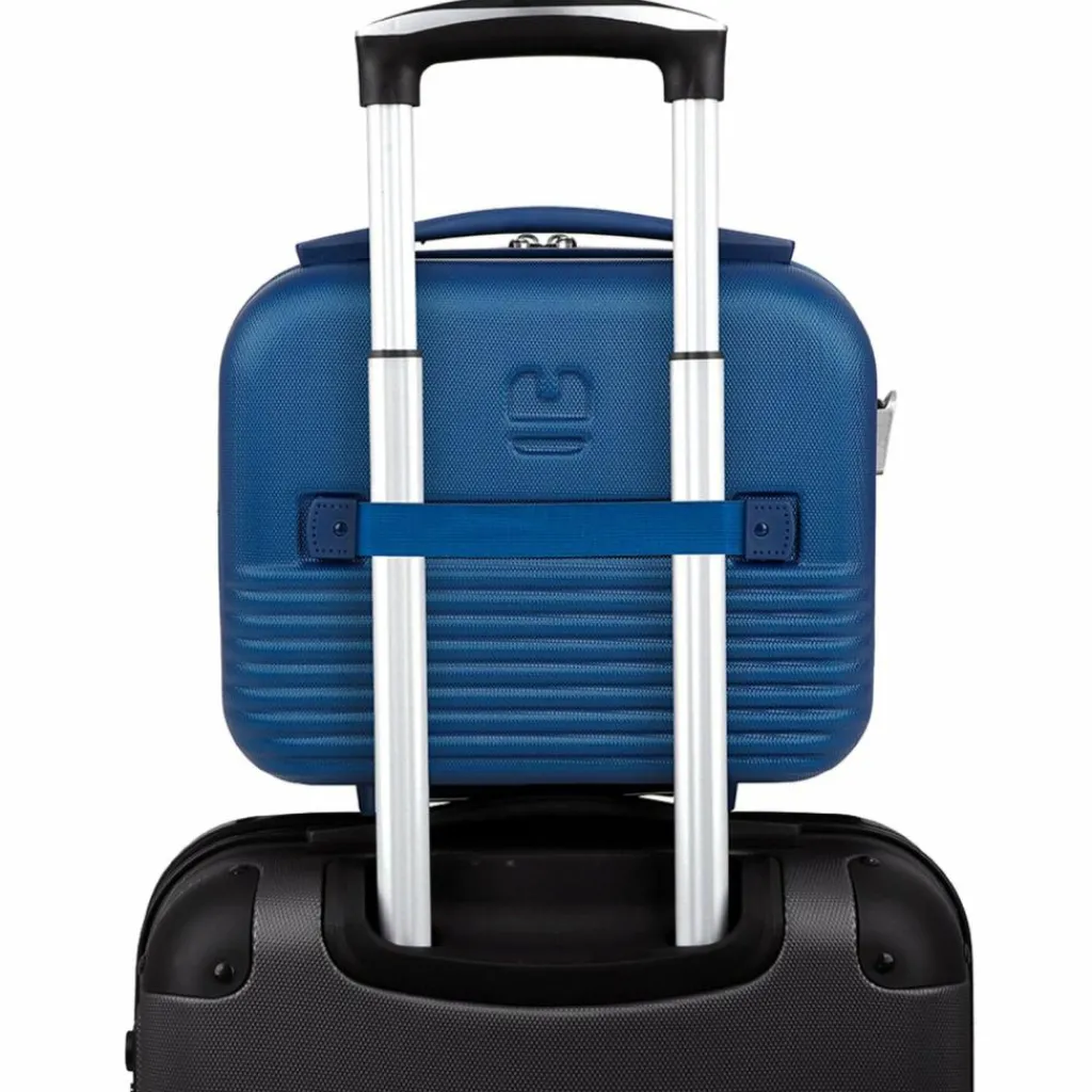 Discount Gabol Balance XP 4 Rollen Kofferset 4-teilig mit Dehnfalte blau