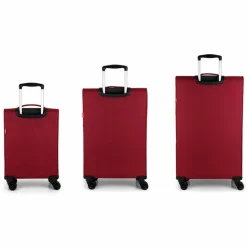 Sale Gabol Cloud 4 Rollen Kofferset 3-teilig mit Dehnfalte rojo