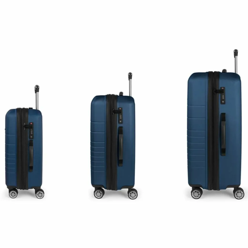 Gabol Escape 4 Rollen Kofferset 3-teilig mit Dehnfalte