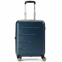 Gabol Hartgepäck Kabinengepäck|4-Rollen Kabinentrolleys<Future Plus 4 Rollen Kabinentrolley 55 cm mit Dehnfalte azul marino