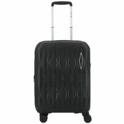 Gabol Hartgepäck Kabinengepäck|4-Rollen Kabinentrolleys<Infinity 4 Rollen Kabinentrolley 55 cm mit Dehnfalte negro