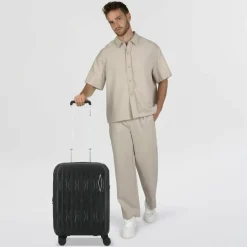 Gabol Hartgepäck Kabinengepäck|4-Rollen Kabinentrolleys<Infinity 4 Rollen Kabinentrolley 55 cm mit Dehnfalte negro