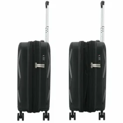 Gabol Hartgepäck Kabinengepäck|4-Rollen Kabinentrolleys<Infinity 4 Rollen Kabinentrolley 55 cm mit Dehnfalte negro