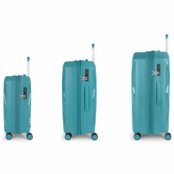 Gabol Koffersets Als Hartgepäck|Koffersets 3-Teilig<Infinity 4 Rollen Kofferset 3-teilig mit Dehnfalte turquesa