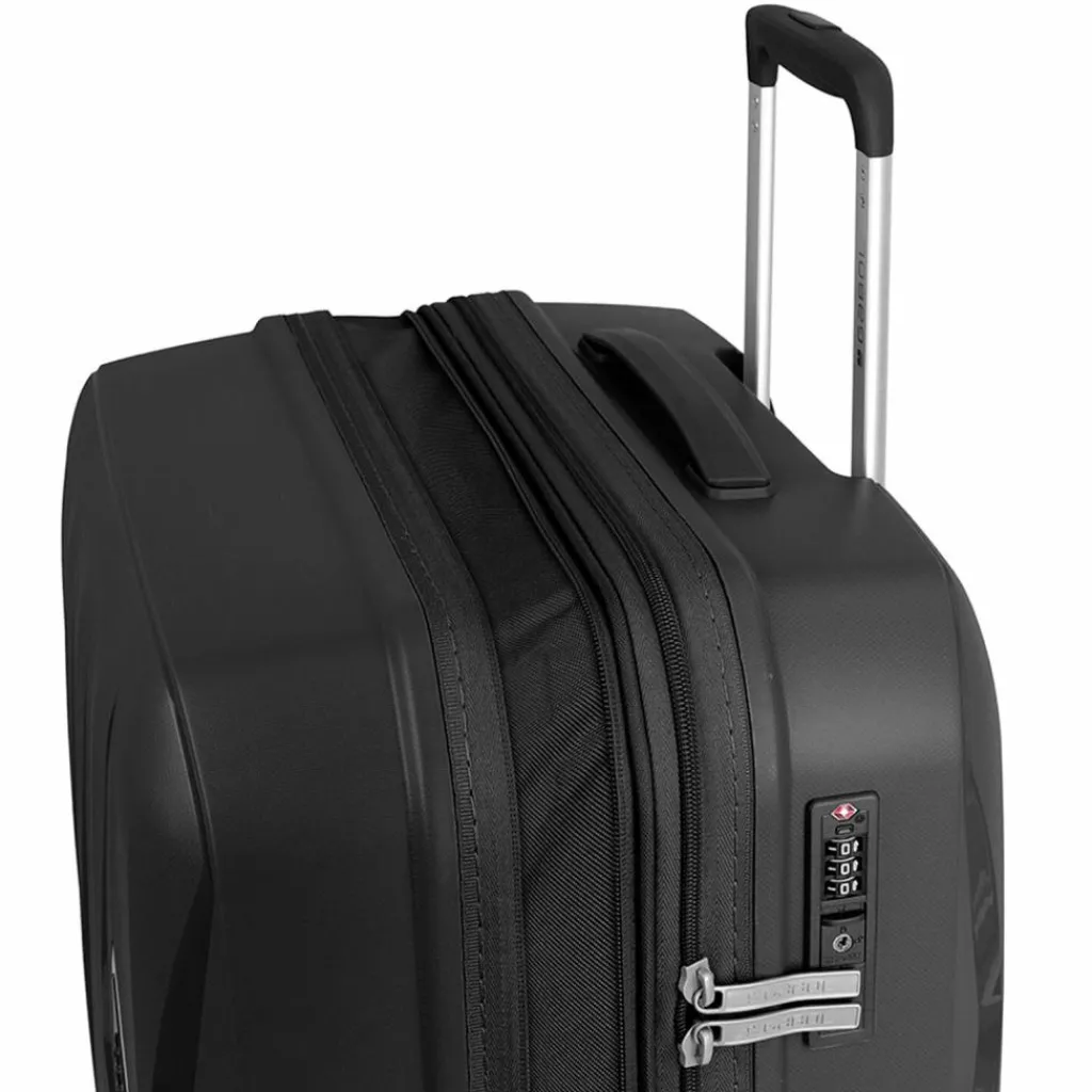 Discount Gabol Infinity 4 Rollen Kofferset 3-teilig mit Dehnfalte negro