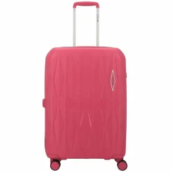 Sale Gabol Infinity 4 Rollen Trolley 66 cm mit Dehnfalte fucsia