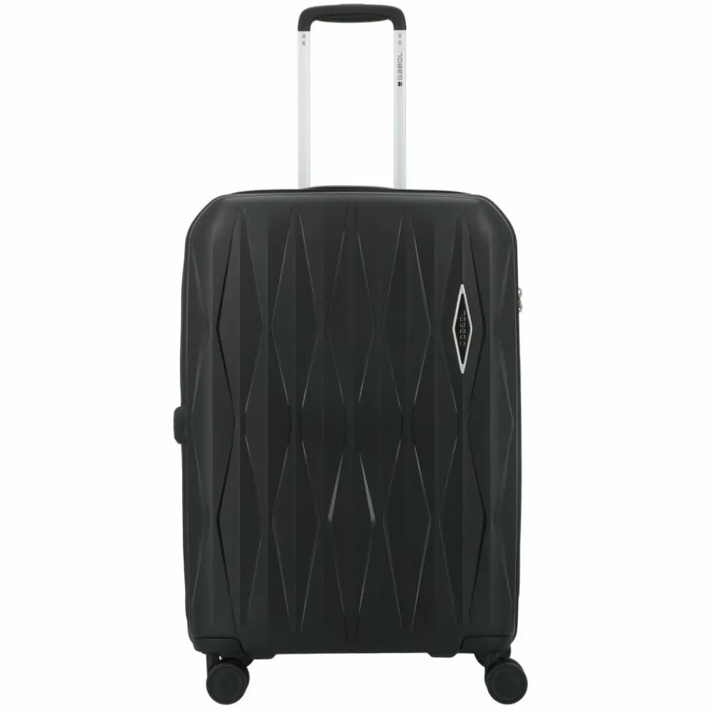Gabol Hartgepäck|4-Rollen Koffer<Infinity 4 Rollen Trolley 66 cm mit Dehnfalte negra