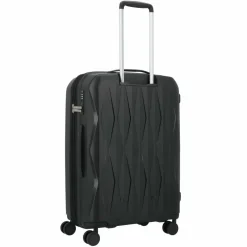Gabol Hartgepäck|4-Rollen Koffer<Infinity 4 Rollen Trolley 66 cm mit Dehnfalte negra