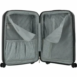 Gabol Hartgepäck|4-Rollen Koffer<Infinity 4 Rollen Trolley 66 cm mit Dehnfalte negra