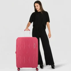 Online Gabol Infinity 4 Rollen Trolley L 75 cm mit Dehnfalte fucsia