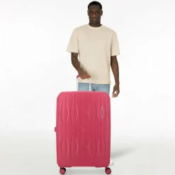 Online Gabol Infinity 4 Rollen Trolley L 75 cm mit Dehnfalte fucsia