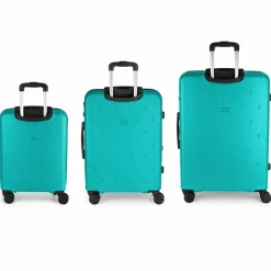 Gabol 4-Rollen Koffer|Hartgepäck<Juego 3 4-Rollen Kofferset 3tlg. turquesa