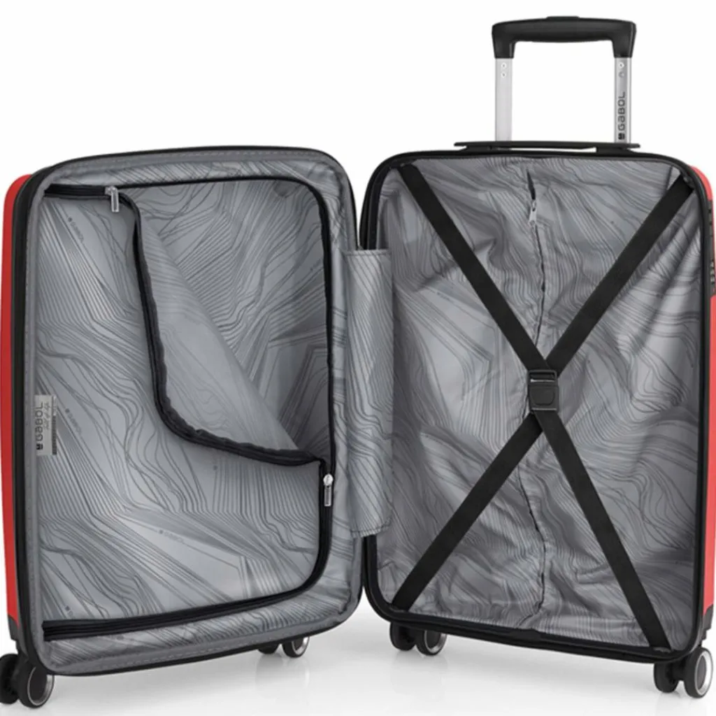 Gabol Kume 4 Rollen Kofferset 3-teilig mit Dehnfalte