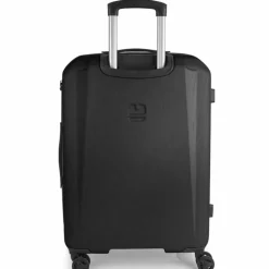 Gabol 4-Rollen Koffer|Hartgepäck<Mercury 4 Rollen Trolley M 66 cm mit Dehnfalte schwarz