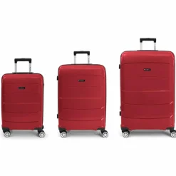 Gabol Koffersets Als Hartgepäck|Koffersets 3-Teilig<Midori 4-Rollen Kofferset 3tlg. red