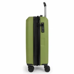 Best Gabol Montreal 4 Rollen Kabinentrolley S 55 cm mit Dehnfalte verde