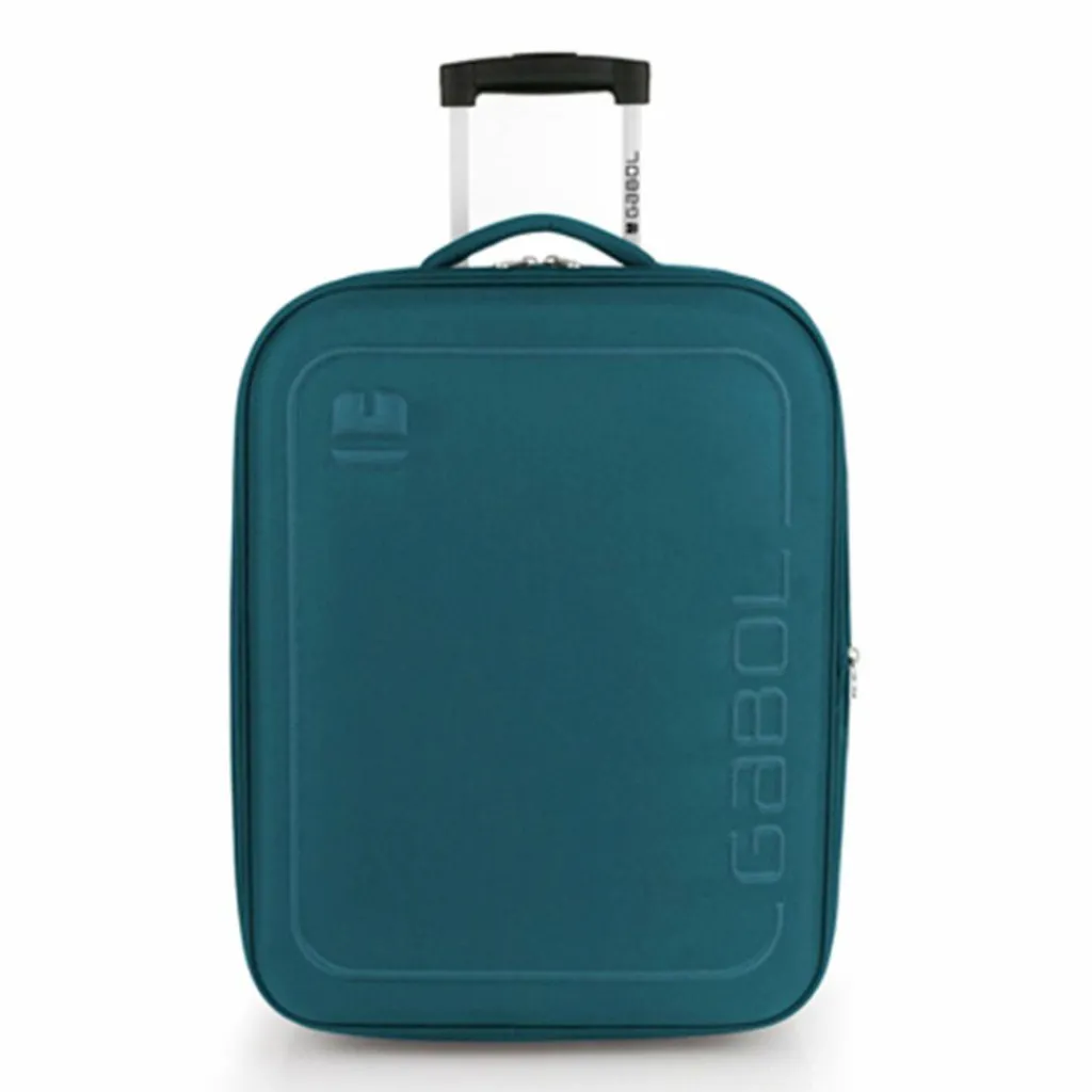 Discount Gabol Orbit 2 Rollen Kabinentrolley 55 cm mit Dehnfalte Turquoise