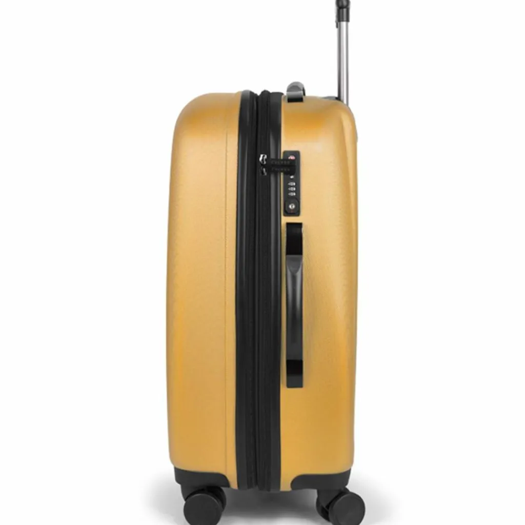 Gabol Hartgepäck|4-Rollen Koffer<Paradise XP 4 Rollen Trolley M 67 cm mit Dehnfalte mustard