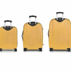 Gabol Koffersets Als Hartgepäck|Koffersets 3-Teilig<Paradise XP 4 Rollen Kofferset 3-teilig mit Dehnfalte mustard