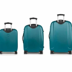 Hot Gabol Paradise XP 4 Rollen Kofferset 3-teilig mit Dehnfalte grün