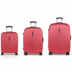 Gabol Koffersets Als Hartgepäck|Koffersets 3-Teilig<Paradise XP 4 Rollen Kofferset 3-teilig mit Dehnfalte coral