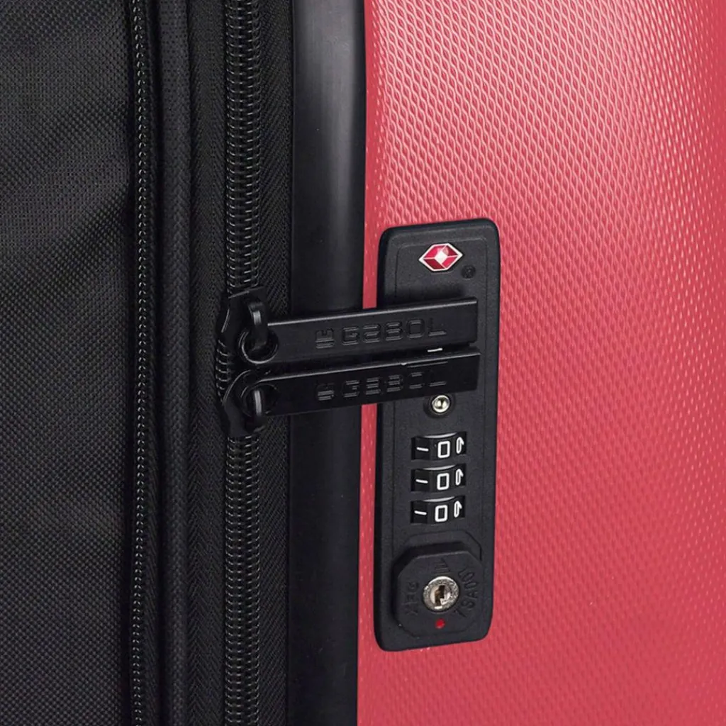 Gabol Koffersets Als Hartgepäck|Koffersets 3-Teilig<Paradise XP 4 Rollen Kofferset 3-teilig mit Dehnfalte coral