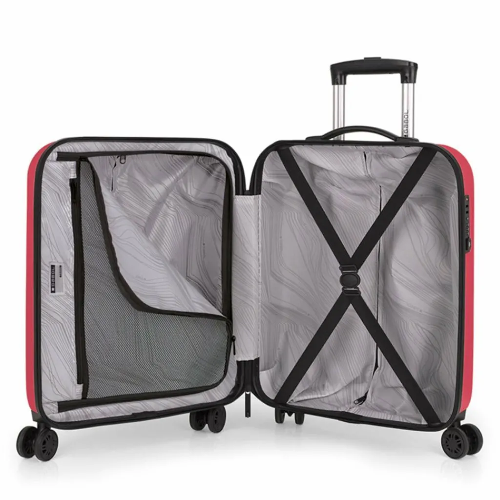 Gabol Koffersets Als Hartgepäck|Koffersets 3-Teilig<Paradise XP 4 Rollen Kofferset 3-teilig mit Dehnfalte coral