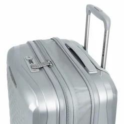 Clearance Gabol Queens 4 Rollen Kabinentrolley S 54 cm mit Dehnfalte plata