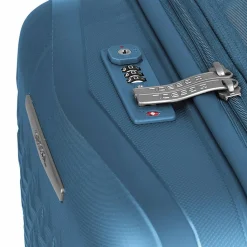 Gabol Hartgepäck Kabinengepäck|4-Rollen Kabinentrolleys<Queens 4 Rollen Kabinentrolley S 54 cm mit Dehnfalte azul