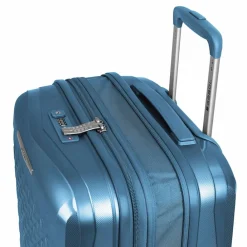 Gabol Hartgepäck Kabinengepäck|4-Rollen Kabinentrolleys<Queens 4 Rollen Kabinentrolley S 54 cm mit Dehnfalte azul