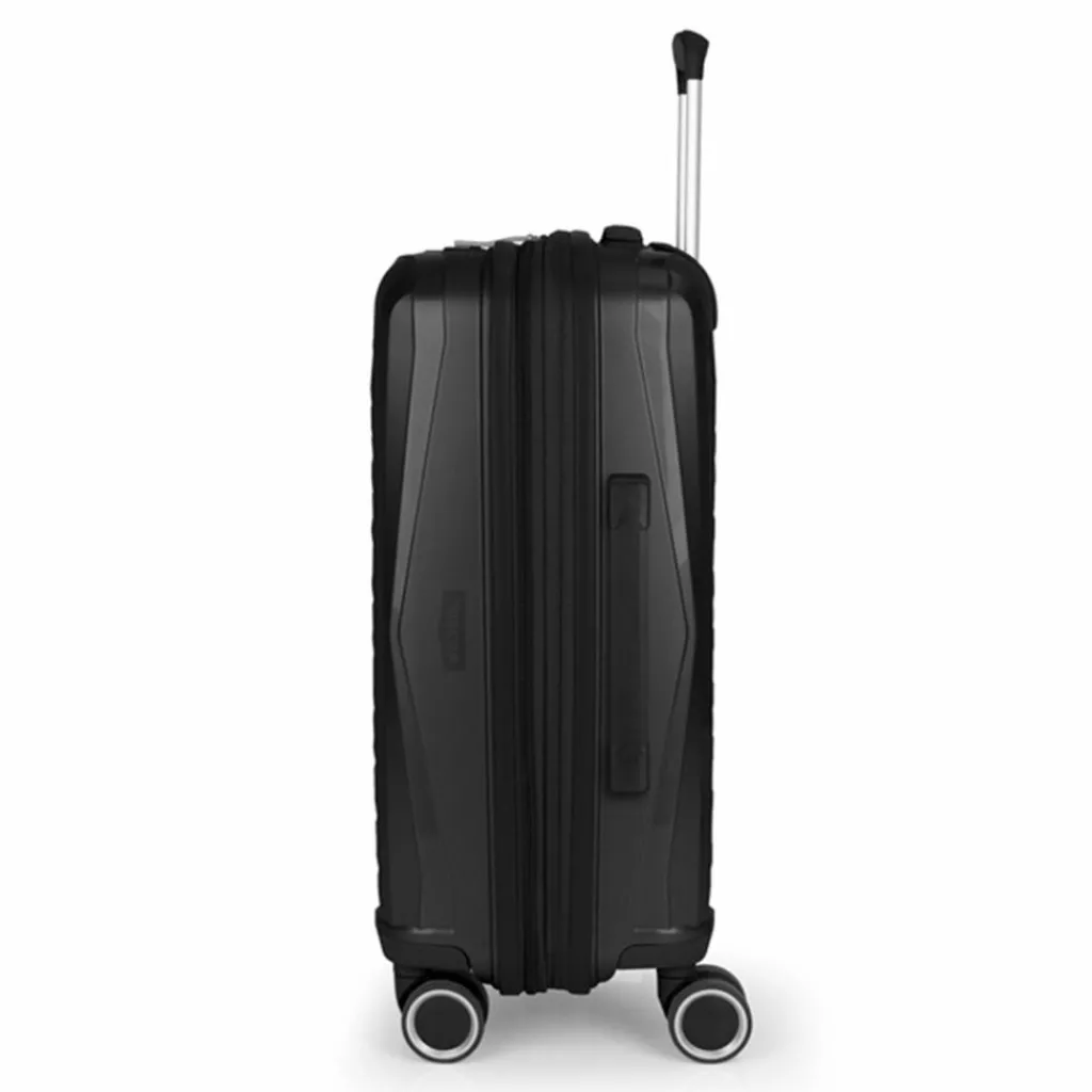 Online Gabol Queens 4 Rollen Kabinentrolley S 54 cm mit Dehnfalte negro